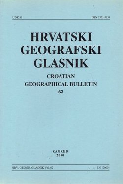 Hrvatski geografski glasnik 62/2000