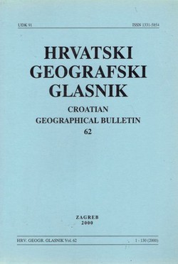 Hrvatski geografski glasnik 62/2000
