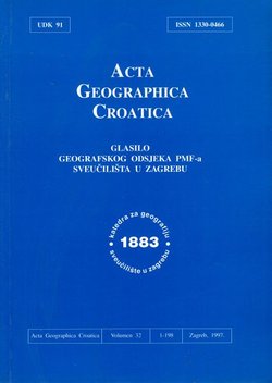 Acta Geographica Croatica 32/1997