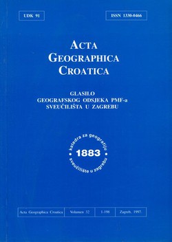 Acta Geographica Croatica 32/1997