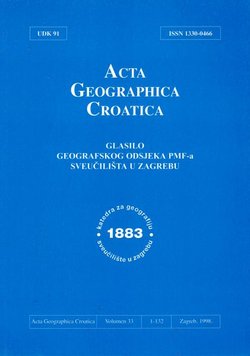 Acta Geographica Croatica 33/1998