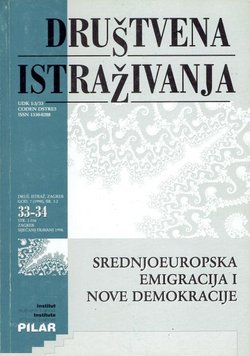 Srednjoeuropska emigracija i nove demokracije (Društvena istraživanja 33-34/1998)