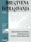 Srednjoeuropska emigracija i nove demokracije (Društvena istraživanja 33-34/1998)