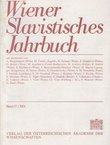 Wiener Slavistisches Jahrbuch 47/2001