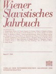 Wiener Slavistisches Jahrbuch 47/2001