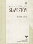 XI. medzinarodny zjazd slavistov. Zbornik resume