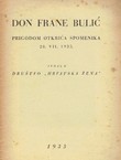 Don Frane Bulić prigodom otkrića spomenika 28.VII.1935