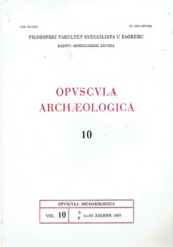 Opuscula archaeologica 10/1985