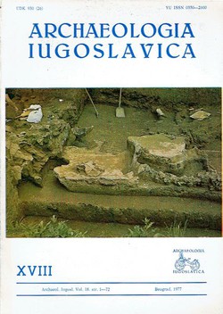 Archaeologia iugoslavica XVIII/1977
