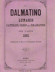 Il Dalmatino. Lunario cattolico, greco ed israelitico per l'anno 1881. Anno V.