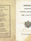 Lunario dalmatino cattolico, greco, ebraico per l'anno 1830