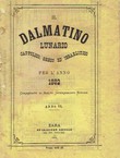 Il Dalmatino. Lunario cattolico, greco ed israelitico per l'anno 1882. Anno VI.