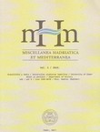 Miscellanea Hadriatica et Mediterranea 3/2016
