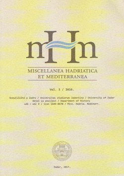 Miscellanea Hadriatica et Mediterranea 3/2016