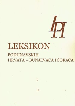 Leksikon podunavskih Hrvata - Bunjevaca i Šokaca 9 (H)