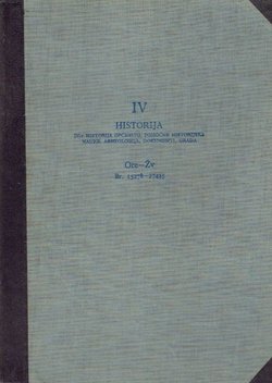 Bibliografija rasprava i članaka IV. Historija 1. Historija općenito, pomoćne historijske nauke, arheologija, dokumenti, građa. Ore-Žv