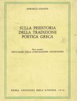 Sulla preistoria della tradizione poetica greca II. Risultanze della comparazione indoeuropea