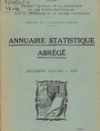 Annuaire statistique abrege. Deuxieme volume 1949