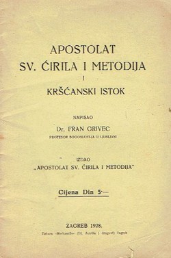 Apostolat Sv. Ćirila i Metoda i kršćanski istok