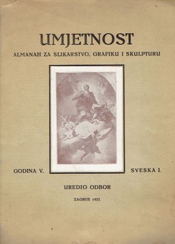 Umjetnost. Almanah za slikarstvo, grafiku i skulpturu V/1/1923