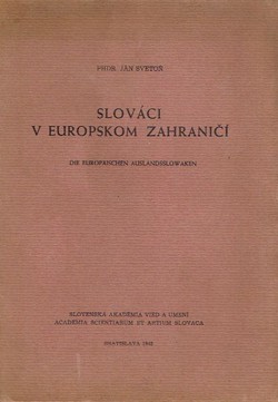 Slovaci v europskom zahraniči