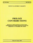 Prilozi / Contributions 29/2000
