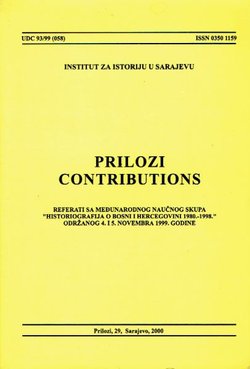 Prilozi / Contributions 29/2000
