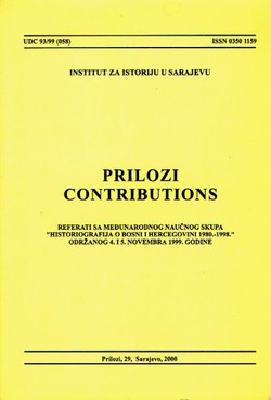 Prilozi / Contributions 29/2000