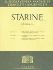 Starine JAZU. Knjiga 56/1975