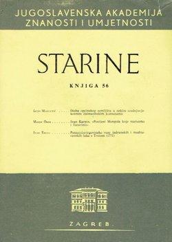 Starine JAZU. Knjiga 56/1975