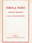 Nikola Pašić u Novoj Evropi (U slavu osamdesetogodišnjice)