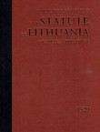 Lietuvos statutas / The Statute of Lithuania / Statuta Lituaniae 1529