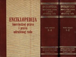 Enciklopedija imovinskog prava i prava udruženog rada I-III