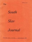 The South Slav Journal 20/1-2 (75-76)/1999