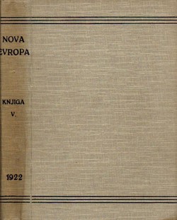 Nova Evropa V/1-12/1922