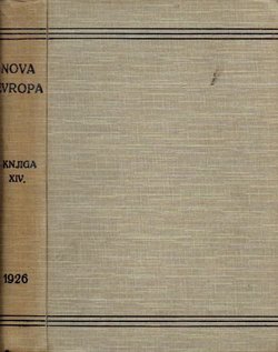Nova Evropa XIV/1-12/1926