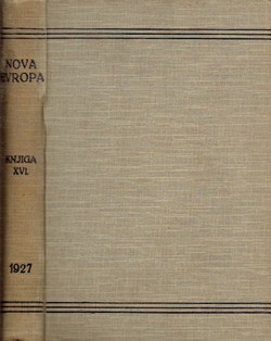 Nova Evropa XVI/1-12/1927