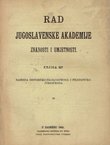 Rad JAZU. Knjiga 227. Razreda historičko-filologički i filozofičko-juridički 99/1923