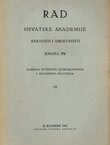 Rad HAZU. Knjiga 276. Razreda poviestno-jezikoslovnoga i filozofsko-pravnoga 125/1943