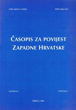 Časopis za povijest zapadne Hrvatske I/2006