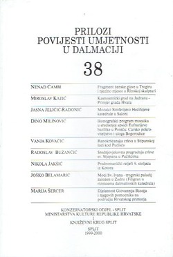Prilozi za povijest umjetnosti u Dalmaciji 38/1999-2000