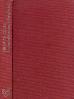 Die unvollkommene Gesellschaft. Jenseits der "Neuen Klasse"