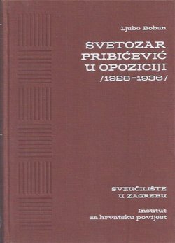Svetozar Pribićević u opoziciji (1928-1936)
