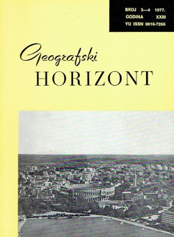 Geografski horizont XXIII/3-4/1977