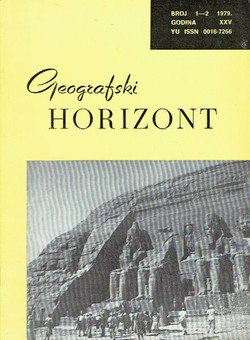 Geografski horizont XXV/1-2/1979