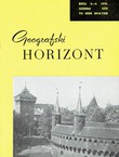 Geografski horizont XXV/3-4/1979