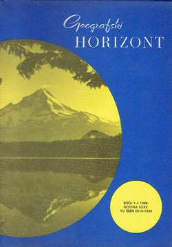Geografski horizont XXXV/1-4/1988