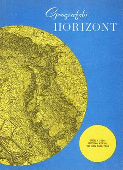 Geografski horizont XXXVII/1/1990