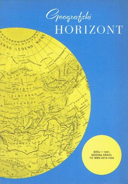 Geografski horizont XXXVII/1/1991