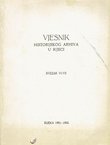 Vjesnik Historijskog arhiva u Rijeci VI-VII/1961-1962